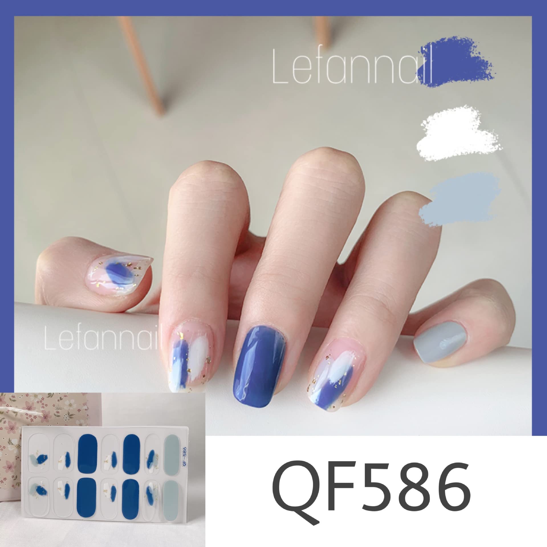 Amazon.co.jp: ネイルシール 手用 6枚 3D立体感 損傷のない 手の爪